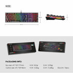491b03bc04135a92c40908a859244d38 Tastatura Mehanicka Gaming Fantech MK855 RGB Maxfit 108 crna (Blue switch)
