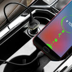 6a2b750256683b4926c9320c7a5e1919 Auto punjac HOCO Z31 QC3.0 2xUSB sa micro USB kablom crni