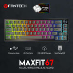 7ac823bd1661a5b3dd34be5db47920ab Tastatura Mehanicka Gaming Fantech MK858 RGB Maxfit67 crna (white switch)