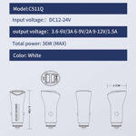 82339bdf8e1cf6da0a6b8eff1f41c116 Auto punjac LDNIO C511Q 2xUSB QC3.0 5V/3A iPhone lightning