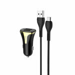 b72f75284c434d422f61f5278dae8fd2 Auto punjac HOCO Z31 QC3.0 2xUSB sa micro USB kablom crni