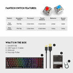 baa1962f22a2d6342f60b823363576c5 Tastatura Mehanicka Gaming Fantech MK855 RGB Maxfit 108 crna (Blue switch)