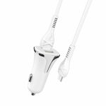 d74a21c98b17a124326b2eb3d5c7d46c Auto punjac HOCO Z31 QC3.0 2xUSB sa micro USB kablom beli