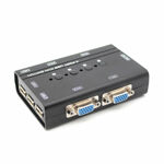de59bd9ea758ad0f8b88b7412979c11e KVM switch 4 PC-a na isti monitor,mis,tastaturu JWD-SP27