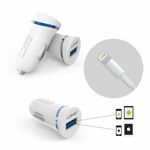 ec2356848eb8e6f8a005252f7f2cba9f Auto punjac LDNIO DL-C12 2.1A sa iPhone Lightning kablom beli