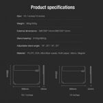 fbabaa68a7474d78c45722ad40085093 Torba za laptop sleeve Nillkin horizontal 16.1" crno bela