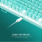 fe1ffd45a9c7a4f00535eb7b0c4a1e60 Tastatura Mehanicka Gaming Fantech MK856 RGB Maxfit 87 (Red switch) Mint Edition