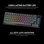 ff9f6e0d4fd33641dba645e1ae06bedb Tastatura Mehanicka Gaming Fantech MK858 RGB Maxfit67 crna (white switch)