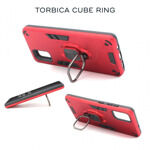 04331311ed3b3bc126bc9d1a1705dd54 Maskica Cube Ring za Samsung A415F Galaxy A41 crvena