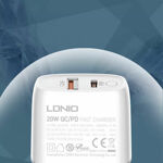 261e8673ed557729af608a48539efdb1 Kucni punjac LDNIO A2424C, PD 20W QC3.0 18W, sa IPhone lightning kablom beli