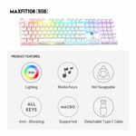 2a1aa2593bb9678c0c45bd5e41faadc8 Tastatura Mehanicka Gaming Fantech MK855 RGB Maxfit 108 Space Edition (Red switch)