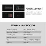 35863e6bf3aa4eb3288c741c3f0331a5 Tastatura Mehanicka Gaming Fantech MK855 RGB Maxfit 108 Space Edition (Red switch)