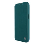 aec460570f7f7961e792c959422f516b Maskica Nillkin Qin Pro (plain leather) za iPhone 14 6.1 zelena