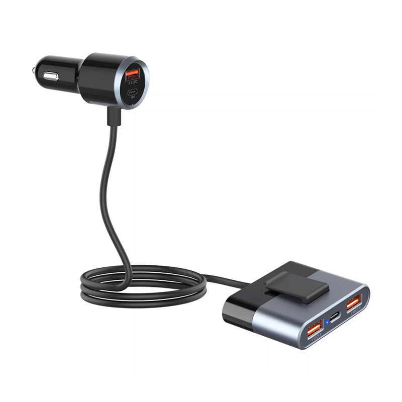 d80af429e61b0e07ed87b6ee80e97b09 Auto punjac Teracell Evolution TC-11 PD 22.5W + USB QC3.0 20W, 45W (total) sa Type C kablom crni