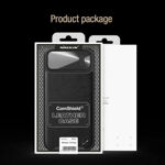 2185bf30656af15155eeb4a0cc9abde7 Maskica Nillkin CamShield Leather S za iPhone 14 Plus 6.7 crna