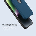 d7d7057c03b135465a0ee478183f53ac Maskica Nillkin Scrub Pro za iPhone 14 6.1 plava (sa otvorom za logo)