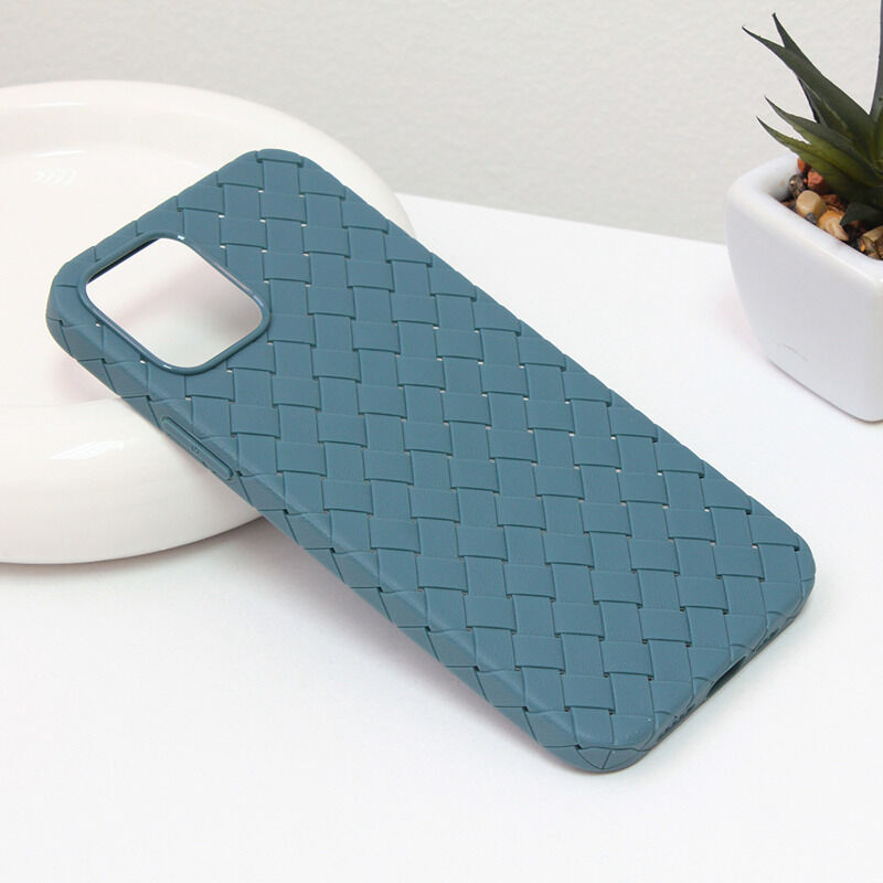 10a9e41ceb22f9fe8768e973e1301849 Maskica Weave case za iPhone 12 6.1 svetlo zelena