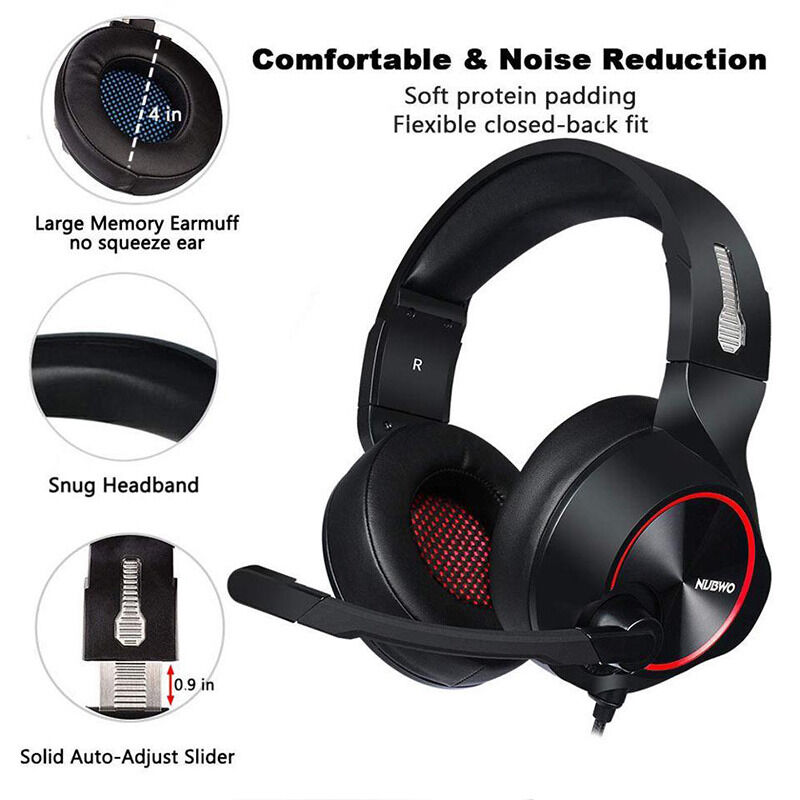 216663fbd24c2acc280c62016f6800c0 Slusalice Gaming Nubwo N11D 3.5mm crno crvene