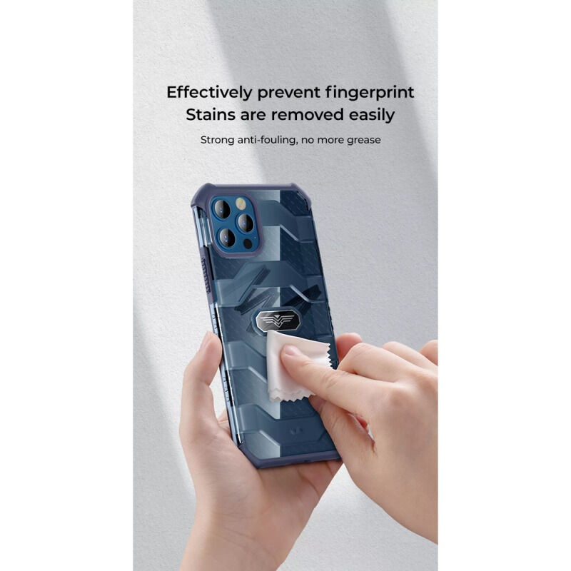 2c1a93227544ec5d7122c1a04c6c7dd2 Maskica Benks Mecha za iPhone 12 Pro Max 6.7 crna