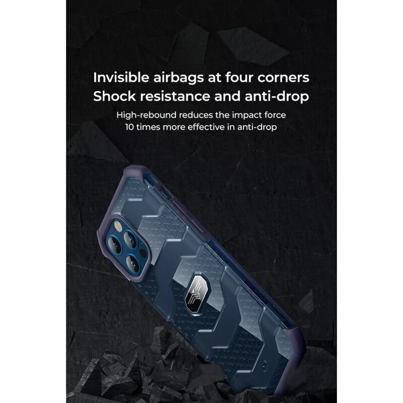 2e5f60e8032f41aad6d1a2b9c96d5ea4 Maskica Benks Mecha za iPhone 12 Pro Max 6.7 crna