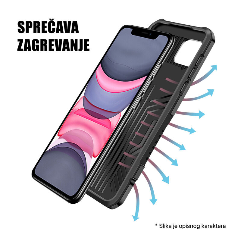 3d9bd6a12bc4ffe304691f0e43b87577 Maskica Fight Clip za iPhone 14 Pro Max 6.7 crna