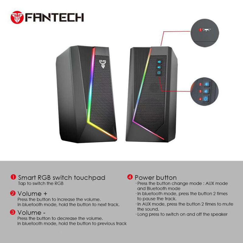 3dd0167405e3527516a3c06000ec091f Laptop zvucnici Fantech GS204 Rumble crni