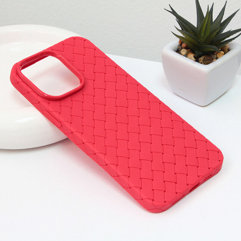 603b6c60e35ce134311343dadfd87dba Maskica Weave case za iPhone 14 Pro Max 6.7 crvena