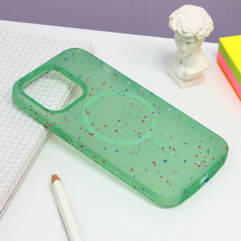 69d7e6a1adf497bc07e011f51054c2d5 Maskica Colorful Magsafe za iPhone 13 Pro 6.1 zelena