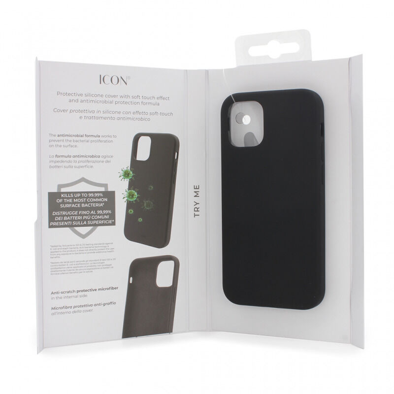 6e8350237d93a54217eda4d7f5272147 Maskica Puro ICON za iPhone 12 Mini 5.4 crna
