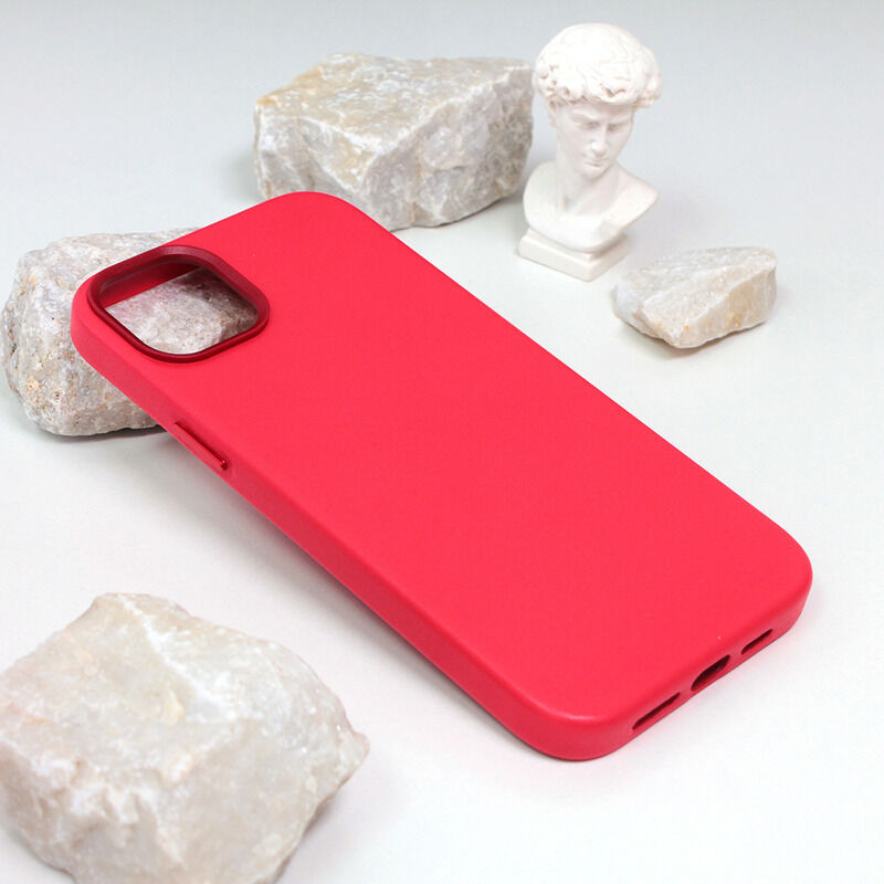 7124c09f5d75dab0be0b613e671d9f1b Maskica Beautiful Shine Leather iPhone 14 Plus 6.7 crvena