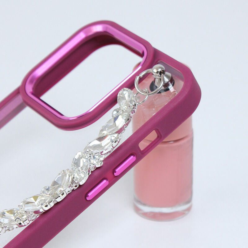 750b7be7fabea1a8b23e98929c3d6ea0 Maskica Chain za iPhone 14 Pro 6.1 ljubicasta
