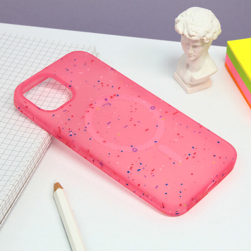 829f3fbf0a9c0122b828c713ba27705b Maskica Colorful Magsafe za iPhone 13 6.1 crvena
