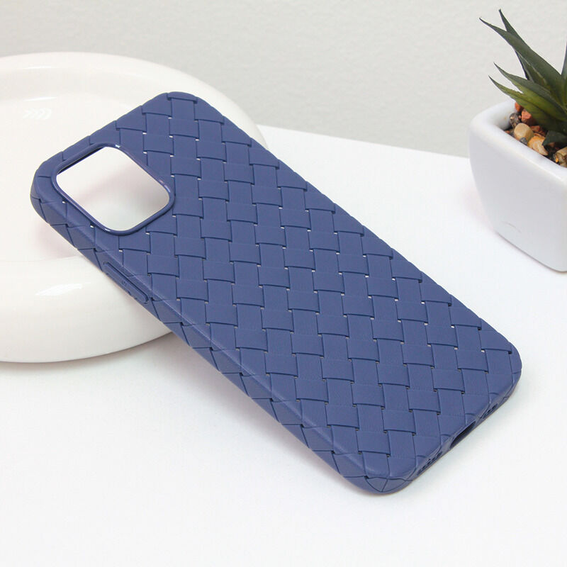 850110f7e43d205e0694569cb0e791a6 Maskica Weave case za iPhone 12 6.1 plava