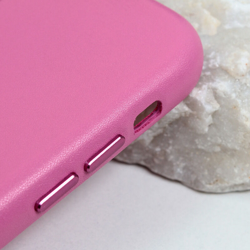 9c0d6de158e06465226d02645e0a26e7 Maskica Beautiful Shine Leather iPhone 12 6.1 roze