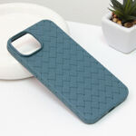 adc25f459cccf5dbf341a493932cba33 Maskica Weave case za iPhone 14 6.1 svetlo zelena