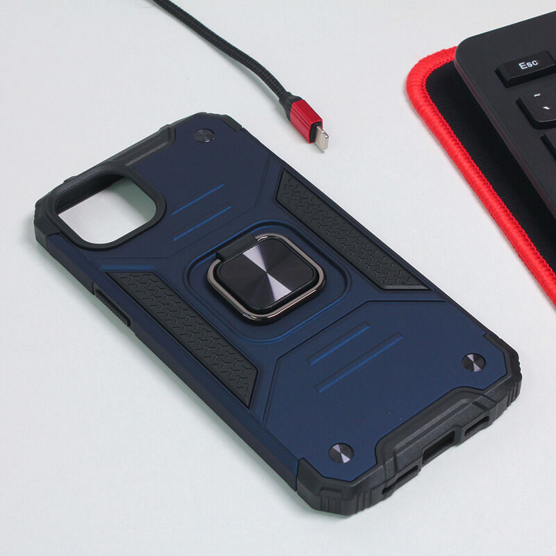 b81f2ca544fded3bb9a9c6600fdf734b Maskica Hard Border Ring za iPhone 14 Plus 6.7 plava