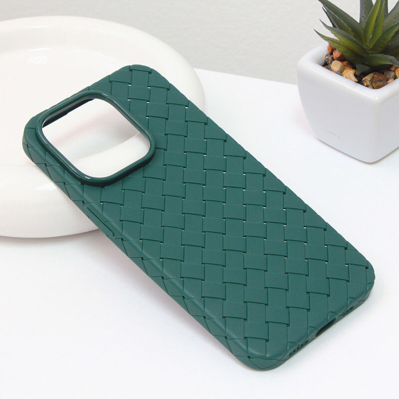 ba10cbf39d3172fbf9e6601ae9c0c538 Maskica Weave case za iPhone 14 6.1 Pro zelena