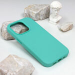 bd367ba1e25753a048c6effca7b8a4b3 Maskica Beautiful Shine Leather iPhone 14 Pro 6.1 mint