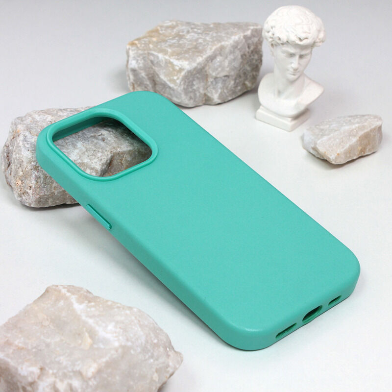 bd367ba1e25753a048c6effca7b8a4b3 Maskica Beautiful Shine Leather iPhone 14 Pro 6.1 mint