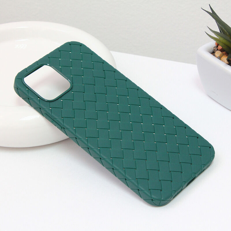 c457ca7171cef11e68cc2cbd9b8432c5 Maskica Weave case za iPhone 12 6.1 zelena