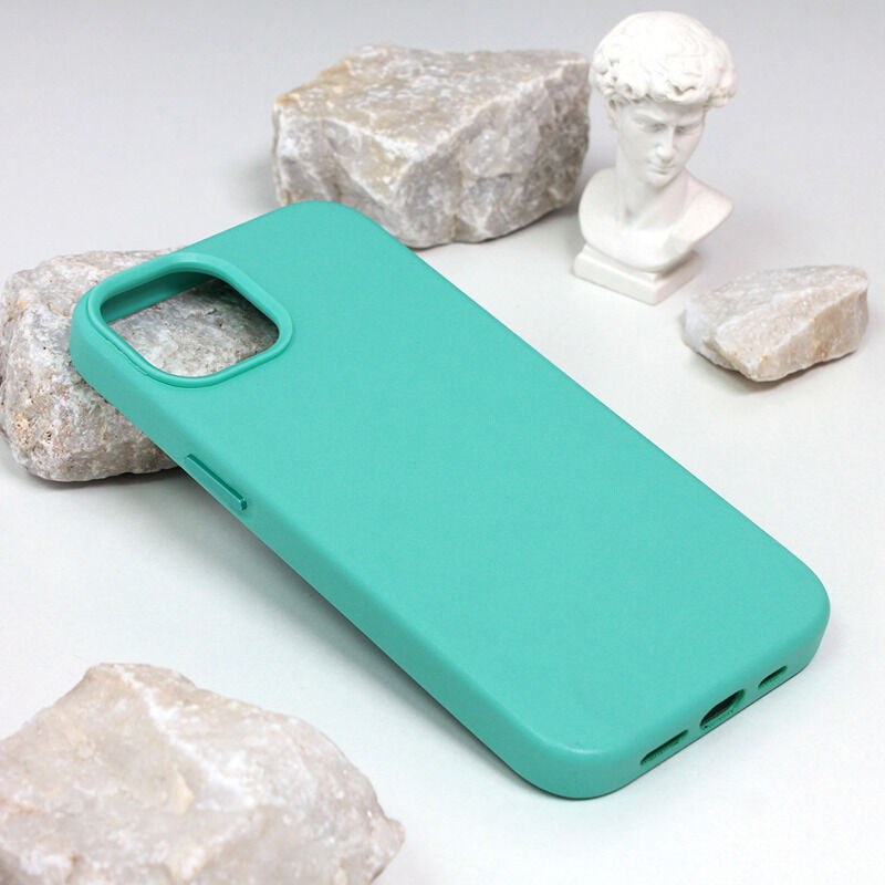 c90e7b567dd3c3bff83856e41c4c5bd6 Maskica Beautiful Shine Leather iPhone 14 6.1 mint