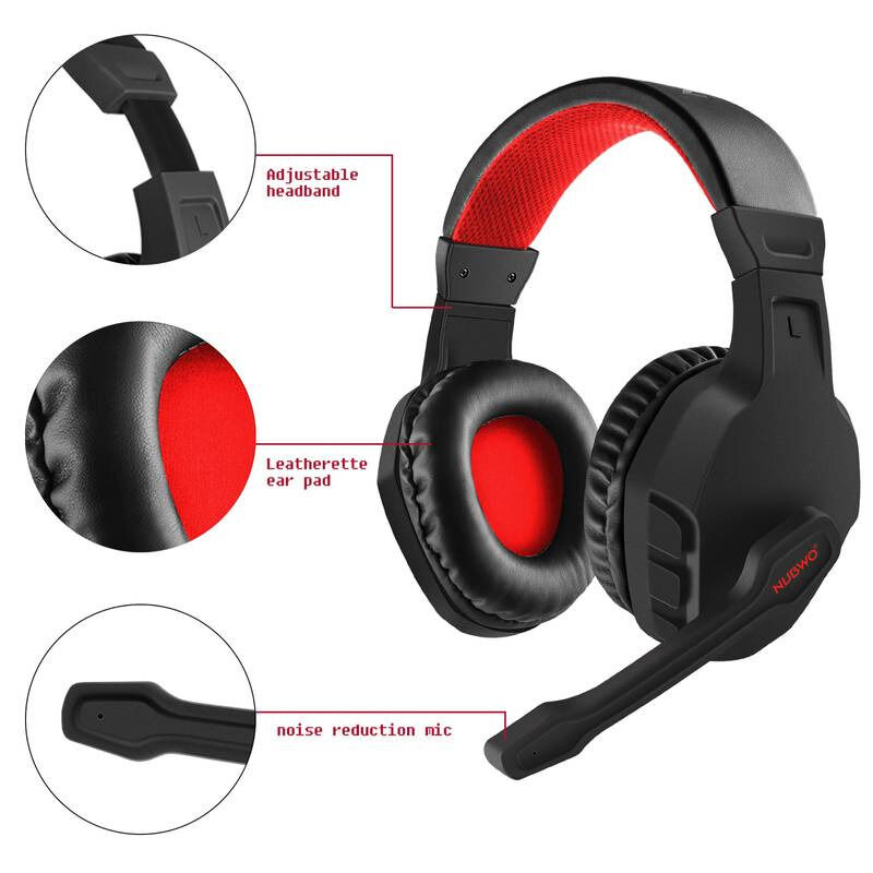 d816380714587002c896cf9f1d507a00 Slusalice Gaming Nubwo U3D 3.5mm crno crvene