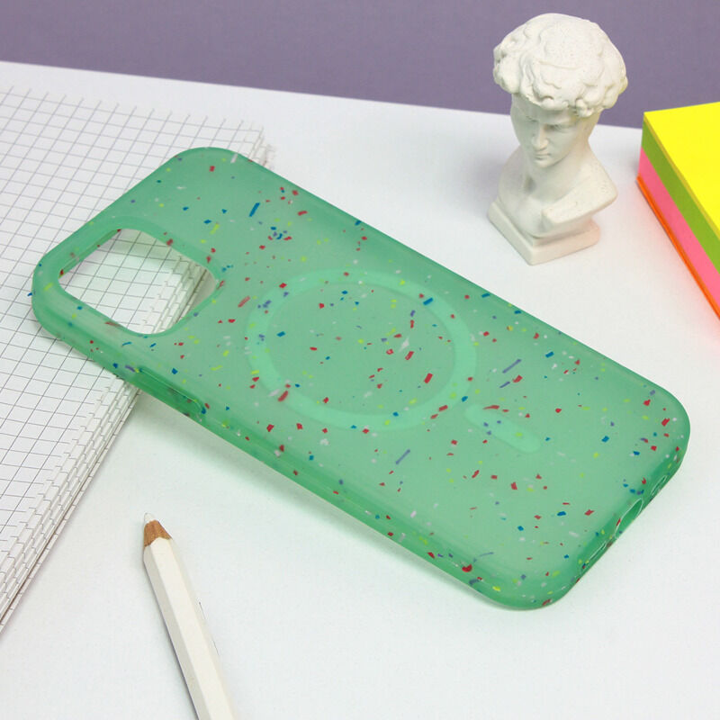 dc32bc9068611e663d55f624cfed1259 Maskica Colorful Magsafe za iPhone 12/12 Pro 6.1 zelena