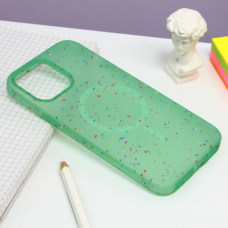 e2eeafdd4aacd83484abfcf14043b1b5 Maskica Colorful Magsafe za iPhone 13 Pro Max 6.7 zelena