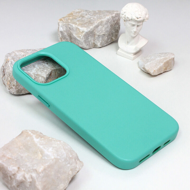 e691699071e73d5cfcb541b29465d462 Maskica Beautiful Shine Leather iPhone 14 Pro Max 6.7 mint