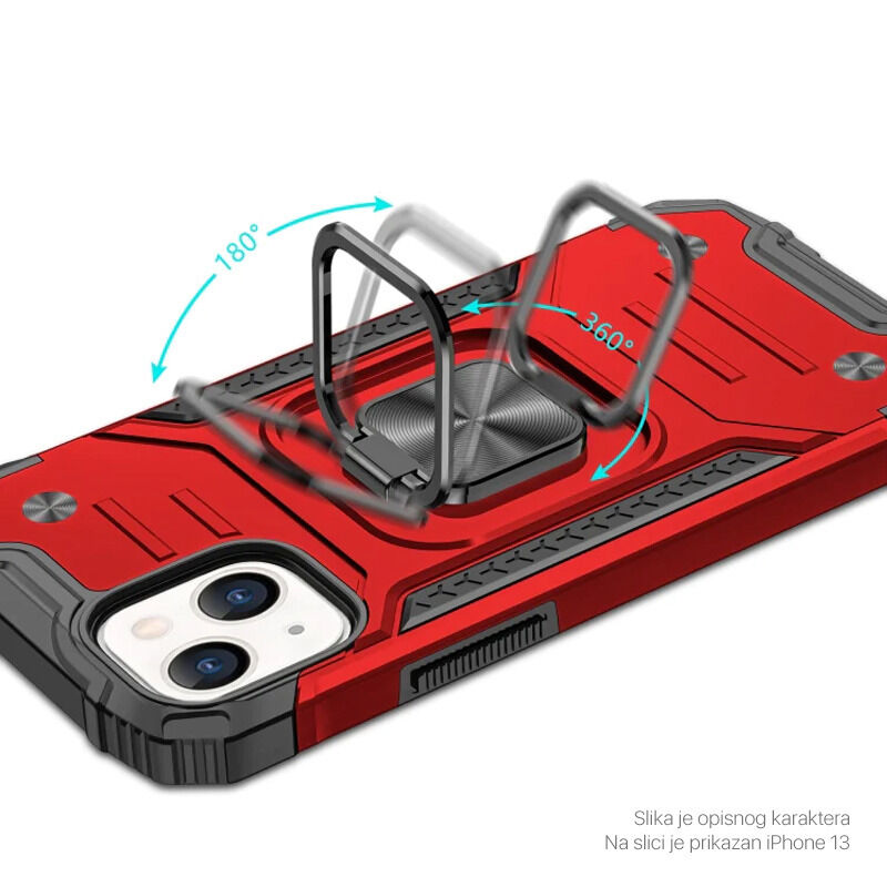 e7afafb7c1257f793c6c6ad10c3fba18 Maskica Hard Border Ring za iPhone 14 Pro 6.1 crna