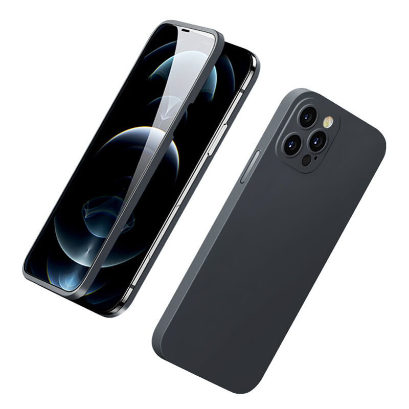 eac88e758cfc251eb774848e48f84485 Maskica Benks 360 Full Cover za iPhone 12 Pro Max 6.7 siva