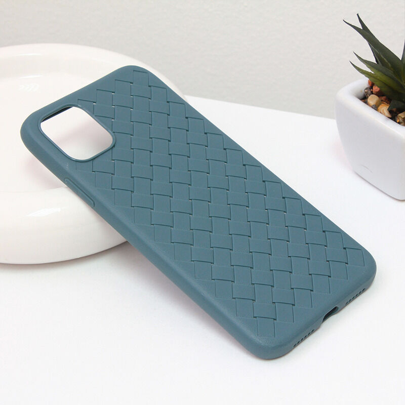 f1eed6fcc1e179bcd6cf92e0316f8032 Maskica Weave case za iPhone 11 6.1 svetlo zelena