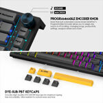 0357f6c494c0551c61cc6bfe4ff338bb Tastatura Mehanicka Gaming Fantech MK858 RGB Maxfit67 crna (brown switch)