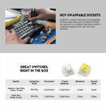 4e4aa8bf2cb13afdeca11bde599ef53f Tastatura Mehanicka Gaming Fantech MK858 RGB Maxfit67 crna (brown switch)